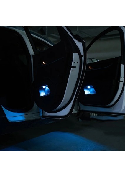 Buz Mavisi Işık Araba Mini LED Dokunmatik Anahtar Işığı Otomatik Kablosuz Ortam Lambası Taşınabilir Gece Okuma Işığı Araba Çatı Ampul Araba Iç Işık (Yurt Dışından) indirimleri