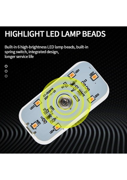 Yedi Renk 4 Adet Adet Manyetik Araba LED Dokunmatik Işıklar Kablosuz Iç Işık USB Çatı Tavan Kapı Ayak Gövdesi Için Okuma Lambaları Saklama Kutusu (Yurt Dışından) modelleri