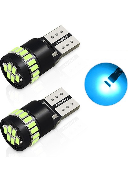 Kristal Mavi Oxılam Anbus T10 W5W LED Smd Yan Konum Park Ampul Volkswagen Golf Tiguan Jetta City Touran Passat Için (Yurt Dışından)