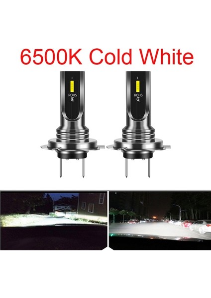 H10 Stili 6500K Süper Parlak Mini Zes H7 H11 H4 H1 H3 LED Işıkları Araba Farları 80W 6000K Lm Ampul Otomobiller Için Luces Para Oto Sis Lambası (Yurt Dışından)