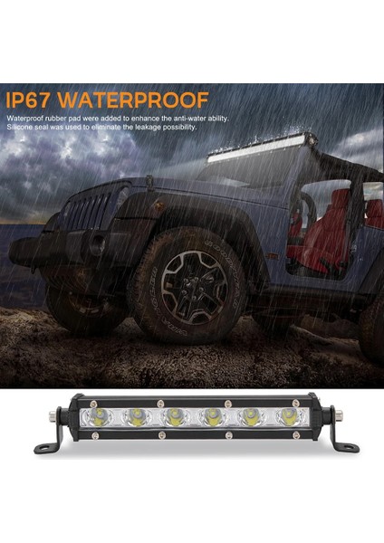 7 Inç Tarzı Ince LED Işık Çubuğu Tek Sıra W 60W 90W Suv 4x4 Off Road Için LED Çalışma Işığı Lambası (Yurt Dışından) indirimleri