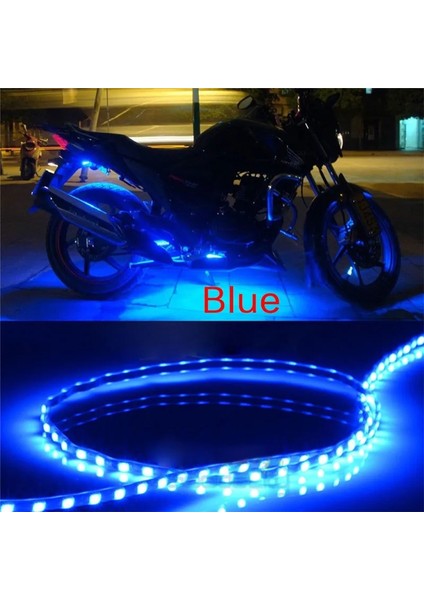 Kırmızı 2 Adet Su Geçirmez Dc 12V Motor LED Şerit Smd Gövde Altı Dekoratif Şerit Işık Araba Motosiklet Için Güzel Dekoratif Yumuşak Işıklar (Yurt Dışından) fiyatları