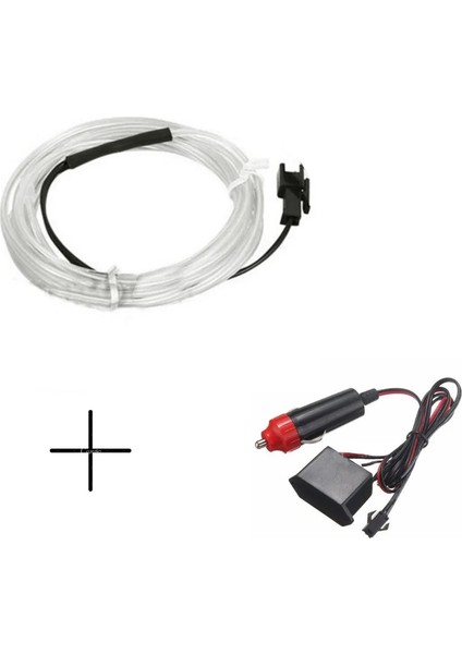 5 Milyon Stili Sürücülü Buz Mavisi DC12V LED Dekoratif Şeritler Tüp Kablo Esnek Neon Işık Kızdırma Dize Işık Araba Dekorasyon Için Iç Atmosfer Lambası (Yurt Dışından)
