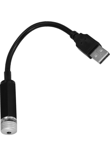 Kırmızı Işık Araba Tavan Projeksiyon Işığı USB Taşınabilir Ayarlanabilir LED Atmosfer Işığı Iç Tavan Projektörü Kırmızımavi Işık (Yurt Dışından)