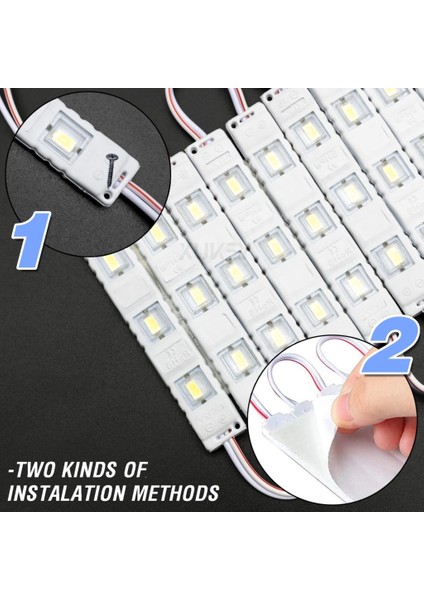 10X 6led 60 LED Modül Kiti Iç Römork Işıkları Kamyonlar Karavan Lwb Lamba Işık Şeritleri Swb Lwb Van Ford Ducato Transit Vw Caddy Rv (Yurt Dışından) modelleri