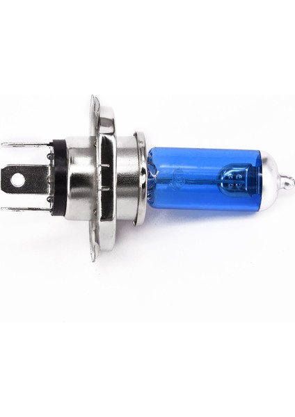2x Araba H4 Işık 100W 6000K Araba Xenon Gaz Halojen Far Far Lambası Ampulleri Alüminyum Alaşımlı Taban Mavi Kabuk (Yurt Dışından)