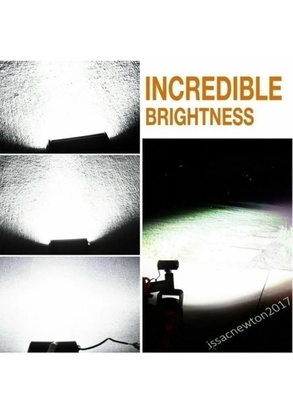 18W 12LED Stili Çalışma Işığı Çubuğu Spot Sel Combo Çalışma Işığı Lambası Suv 4x4 Off Road Jeep Kamyonları Için Traktör Oto Araba Aksesuarları (Yurt Dışından) modelleri