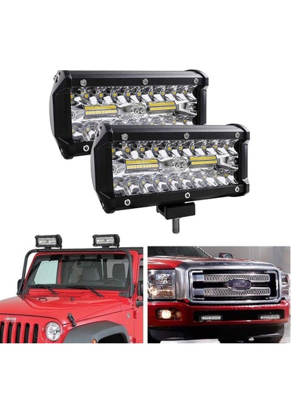 120 1 Adet Tarzı 120W 72W LED Çalışma Işık Çubuğu Süper Parlak Sis Lambası 12V 24V Off Road Için Far 4x4 Kamyon Traktör Tekne Suv Atv LED Işık (Yurt Dışından) fırsatları