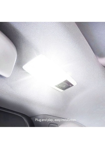Beyaz Stil FD-18LED W Araba W5W LED Cob Ampul Iç Okuma Işığı Festoo Auto Dome Plaka Bagaj Bagaj Lambası (Yurt Dışından) fırsatları