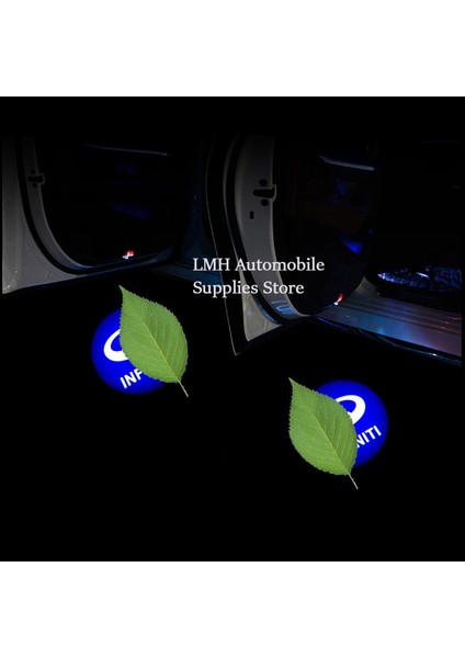 Desen 11 Stili Desen 10 LED Araba Kapısı Karşılama Işığı Gölge Lambası Infiniti Qx Q30 G37G25 Q Mex Serisi JX35 Lazer Projektör (Yurt Dışından) fiyatları