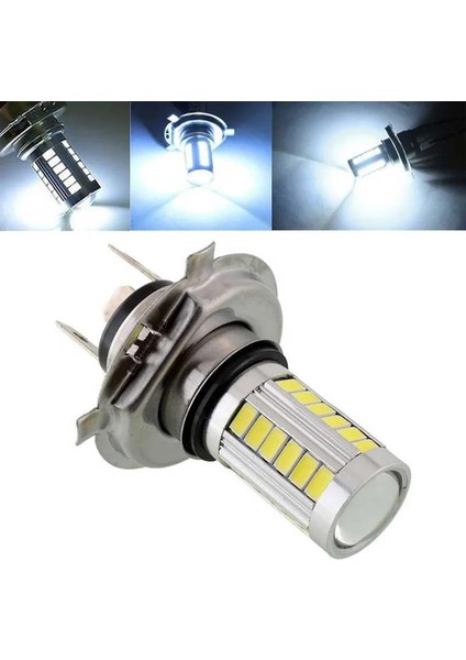 1 Adet Basit Sürüm Araba Sis Ampulü H4 Lambası Sis Lambası Farları LED Diyotlar Lambalar Ampuller Süper Parlak Motosiklet Ampulleri Beyaz Sis Farları (Yurt Dışından) fiyatları