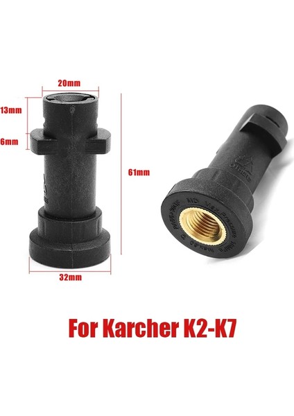 Siyah Stil Roue ,karcher K2 K3 K4 K5 K6 K7 Basınçlı Yıkama Makinaları Için,karcher Yedek Parçaları,yıkayıcı Nozzlecar Yıkama Filtresi G "fit (Yurt Dışından)