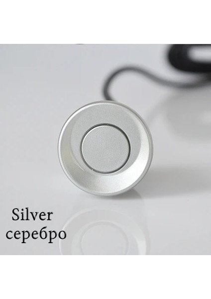 Gümüş Rengi 22MM Sensör Siyah Kırmızı Mavi Gümüş Altın Beyaz Gri Şampanya Altın Rengi Araba Park Sensörü Kiti Monitör Için Ters Sistem (Yurt Dışından)