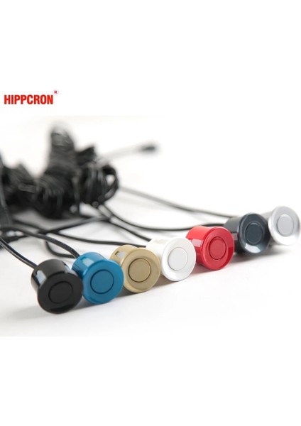 Gümüş Rengi 22MM Sensör Siyah Kırmızı Mavi Gümüş Altın Beyaz Gri Şampanya Altın Rengi Araba Park Sensörü Kiti Monitör Için Ters Sistem (Yurt Dışından) indirimleri