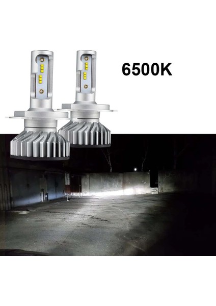 H3 Stili 6500K Uttril Canbus H4 H7 LED 4300K ​​5000K 6500K H1 H3 H8 H9 H Hb Hb4 Mini Araba Farı 60W Lm Otomatik Sis Lambası 12V (Yurt Dışından)