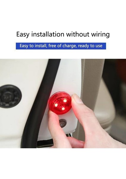 Yeşil LED Araba Açılış Kapı Güvenlik Uyarısı Çarpışma Önleyici Işıklar Manyetik Indüksiyon Flaş Flaş Su Geçirmez Çarpışma Lambaları Aksesuarları (Yurt Dışından) fırsatları