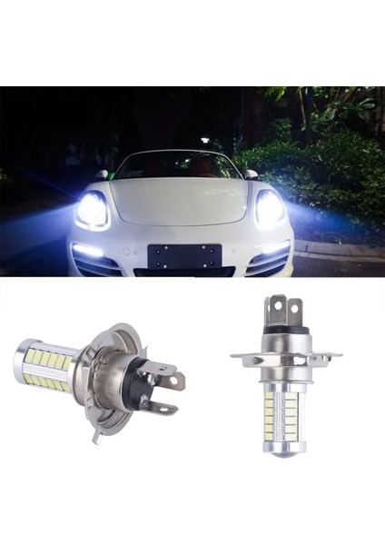 1 Adet Basit Sürüm Araba Sis Ampulü H4 Lambası Sis Lambası Farları LED Diyotlar Lambalar Ampuller Süper Parlak Motosiklet Ampulleri Beyaz Sis Farları (Yurt Dışından) indirimleri