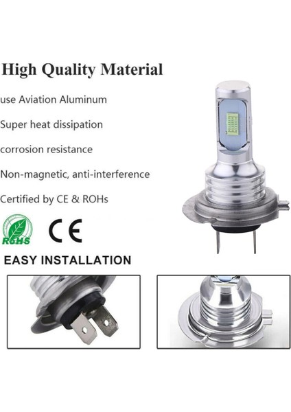H7 Stili Csp 12000K 2 Adet H4 H7 H11 H1 Turbo LED Araba Far Ampulk 6000K K Hb Hb4 H8 Oto Işıkları Otomobil Sürüş Sis Lambası (Yurt Dışından)