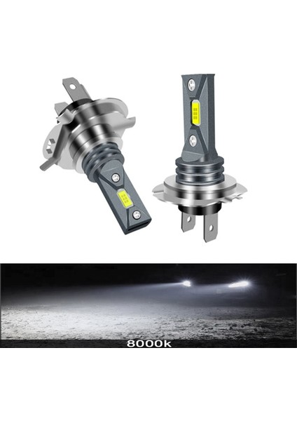 H9 Stili 8000K Ar Işıkları H4 LED H7 Lm H11 Araba Için LED Lamba Far Ampulleri H1 H3 H Hb3 Hb4 Ampuller 12V 24V Sis Lambası 4300K (Yurt Dışından)