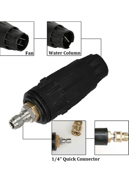 Kırmızı Stil Yüksek Basınçlı Yıkayıcı Metal Değnek Ipuçları Su Püskürtme Tabancası Jet Lance Mızrak Karcher K2-K7 K Serisi Için Hızlı Dönen Turbo Meme (Yurt Dışından)