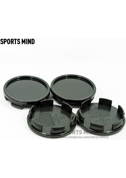 Siyah Stil 4pcslot 58 mm Abs Boş Tekerlek Jant Kapağı Hub Kapak Araba Tekerlek Lastik Jantlar Merkezi Poyra Kapakları Araba Styling Aksesuarları (Yurt Dışından)