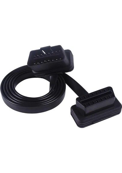 60CM Tarzı Obd2 Uzatma Kablosu 100CMCMCM 1 Ila 2 Bölücü Tel Obd2 Tarayıcı Genişletici Konnektör Adaptörü Erkek Kadın L-Şekilli Dirsek (Yurt Dışından)