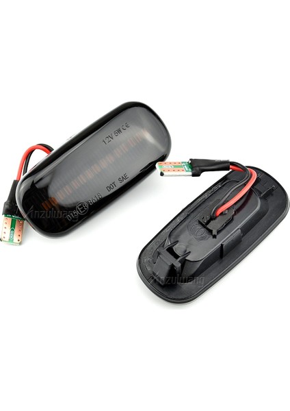 Füme Siyah Audi Için A A4 S4 Rs4 B6 B7 B8 A6 S6 R LED Dinamik Yan Işaretleyici Dönüş Sinyali Işığı Sıralı Flaşör Işık Emark (Yurt Dışından)