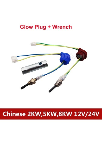 12V Kızdırma Bujisi Stili 12V 24V 2kw 5kw 8kw Çin Otopark Hava Dizel Isıtıcı Kızdırma Pabucu Karavan Rv Kamyon Tekne Benzer Webasto Eberspacher (Yurt Dışından)