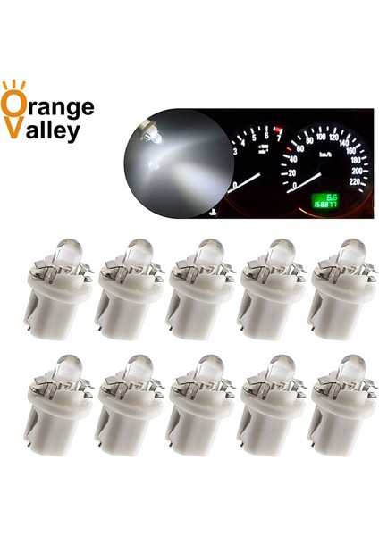 Sarı Stil T5 Mavi Kırmızı Beyaz T5 Araba Oto Göstergesi B8.5 1smd LED Göstergesi Speedo Dashboard Yan Ampul 12V (Yurt Dışından)