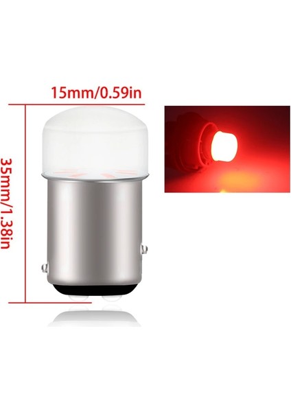 1157 BAY15D Stili Kırmızı Baw LED Ampul BAY15D P LED Işık R5W R10W Araba Sis Farları Drl Dönüş Sinyali Lambası 12V Beyaz Kırmızı Sarı (Yurt Dışından)