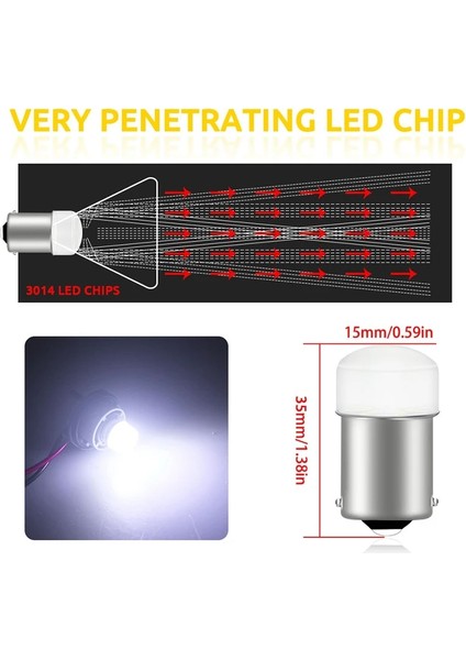 1157 BAY15D Stili Kırmızı Baw LED Ampul BAY15D P LED Işık R5W R10W Araba Sis Farları Drl Dönüş Sinyali Lambası 12V Beyaz Kırmızı Sarı (Yurt Dışından) fırsatları