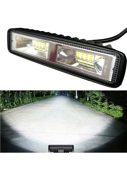 Xiyu Shop 1 Adet-2k Tarzı 1- LED Çalışma Işığı Çubuğu Taşkın Noktası Offroad 4WD Araba Suv Sürüş Sis Lambası Çalışma Işığı Çubuğu Taşkın Noktası Offroad (Yurt Dışından)