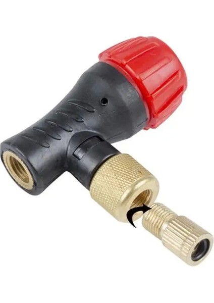 Kırmızı Stil Motosiklet Lastik Tamir Aletleri Kitleri 16G Co2 Kartuş Adaptörü Pompa Bisiklete Binme Mtb Yol Bisikleti Mini Taşınabilir Hava Şişirme Lastiği (Yurt Dışından) fiyatları