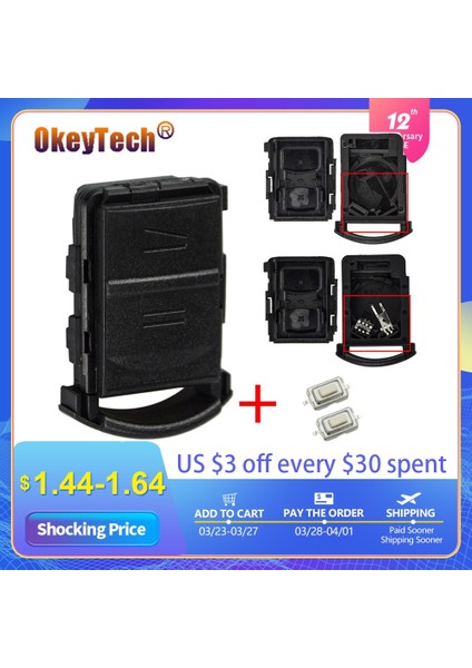 Pil Tutucu Tarzı Yok Okeytech 2 Düğme Opel Corsa Agila Meriva Combo Için Vauxhall Için Uzaktan Kumanda Araba Anahtarı Kabuk Kılıf 2 Mikro Anahtar Pil Tutucu (Yurt Dışından) fiyatları