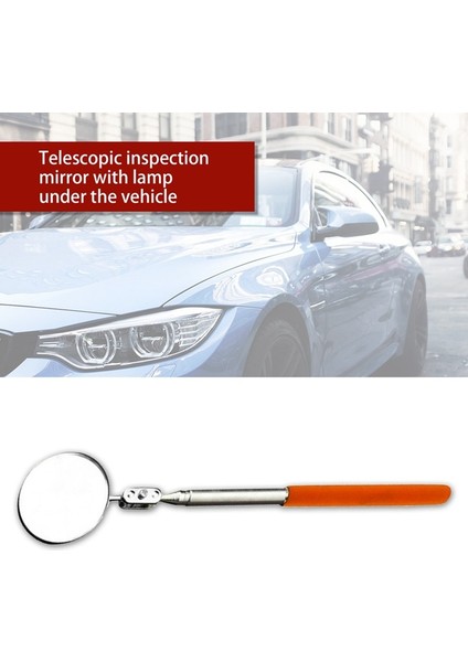 30MM Ayna Stili Teleskopik Araba Muayene Aynası Ayarlanabilir Esnek Araç Altı LED Işıklı Gözlem Aynası Otomatik Endoskop Kontrol Aracı (Yurt Dışından) modelleri