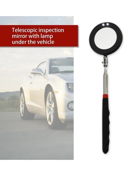 30MM Ayna Stili Teleskopik Araba Muayene Aynası Ayarlanabilir Esnek Araç Altı LED Işıklı Gözlem Aynası Otomatik Endoskop Kontrol Aracı (Yurt Dışından) fırsatları