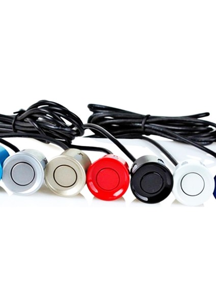 Siyah 22MM Sensör Siyah Kırmızı Beyaz Gümüş Şampanya Altın Rengi Araba Park Sensörü Kiti Monitör Için Ters Sistem (Yurt Dışından)