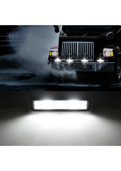 2x 18W Spot Işık Stili LED Bar 18W 30W 48W 54W 4x4 Off Road Için LED Işık Çubuğu 12V 24V Araba Sis Lambası Için LED Çalışma Işığı Geri Vites Lambası Sel Spot Işın (Yurt Dışından) indirimleri