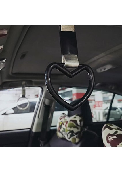 Beyaz Stil Naylon Kayış Araba Çekme Halkası Kolu Askı Charm Yuvarlak Jdm Halka Şekillendirici Sürüklenme Kayışı Araba Oyuncak Metro Tsurikawa Otobüs Tren Kolu (Yurt Dışından)
