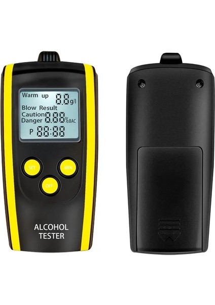 Moda Yüksek Doğruluk Alkol LCD Test Cihazı Breathalyzer Alcometer, Karayolu Teşhis Aracında Sürücü Güvenliğini Hatırlatıyor (Yurt Dışından) fiyatları