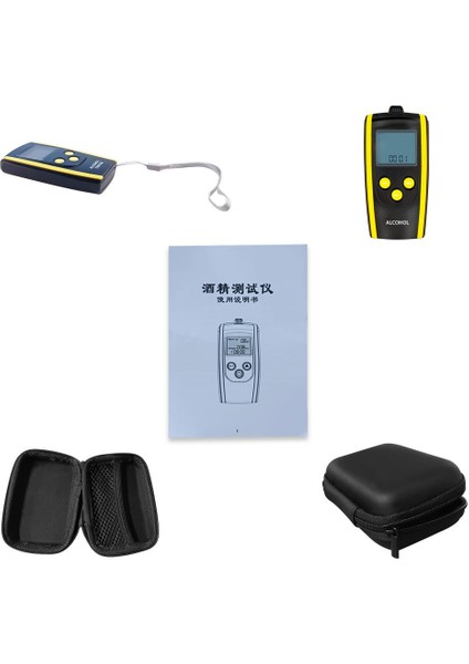 Moda Yüksek Doğruluk Alkol LCD Test Cihazı Breathalyzer Alcometer, Karayolu Teşhis Aracında Sürücü Güvenliğini Hatırlatıyor (Yurt Dışından) fırsatları