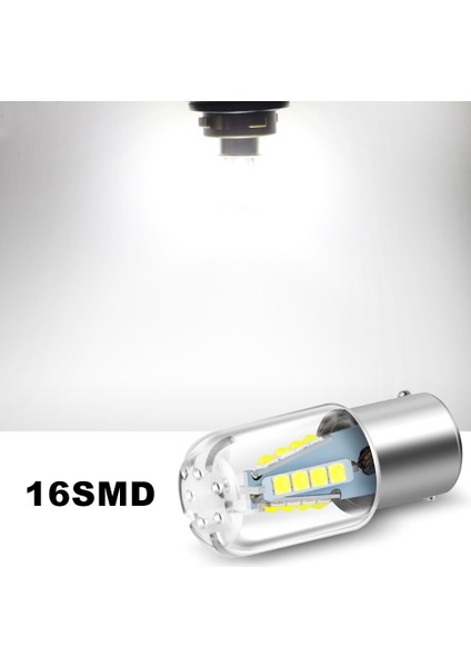 1156 BA15S P21W Stili Sıcak Beyaz Baw LED Ampul BAY15D LED Ampul W R5W R10W Araba Dönüş Sinyali Işığı Dc 12V Oto Beyaz Kırmızı Sarı (Yurt Dışından)