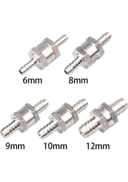 10 mm Tarzı Tek Yönlü mm Vanalar Alüminyum Geri Dönüşsüz Vana Yakıt Benzin Dizel Yağı Gaz Araba Otomobil Yağı Su Pompaları Için Çek Valf (Yurt Dışından) modelleri