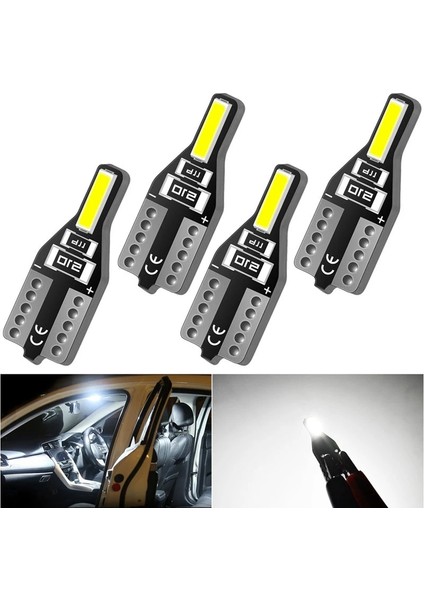 4 Adet W5W T10 LED Ampul Araba Iç Işık Opel Astra Hgj Insignia Mokka Toyota Avensis Rav4 Ford Focu Fiesta (Yurt Dışından)