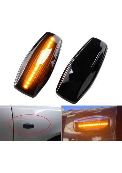 Sarı 2 Adet LED Dönüş Sinyali Yan Işaretleyici Işık Hyundai Elantra Getz Sonata Xg Terracan Tucson Kia Rio Için Sıralı Flaşör Işık (Yurt Dışından) fiyatları