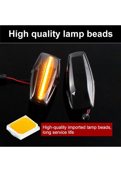 Sarı 2 Adet LED Dönüş Sinyali Yan Işaretleyici Işık Hyundai Elantra Getz Sonata Xg Terracan Tucson Kia Rio Için Sıralı Flaşör Işık (Yurt Dışından) modelleri