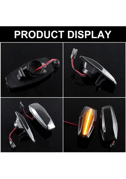 Sarı 2 Adet LED Dönüş Sinyali Yan Işaretleyici Işık Hyundai Elantra Getz Sonata Xg Terracan Tucson Kia Rio Için Sıralı Flaşör Işık (Yurt Dışından) indirimleri