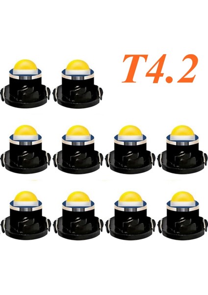 Yeşil Stil T4.2 W5W B8.5d B8.4d B8.3d LED Ampuller Araba Gösterge Paneli Lambası Otomatik Gösterge Paneli Isınma Gösterge Işığı (Yurt Dışından)