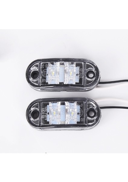 1 Adet Tarzı Kırmızı 2 LED Araba Kamyon Yan Sinyal Işık Strobe Uyarı Lambası Römorklar Kamyonlar Için Evrensel Gece Güvenli Sürüş Lambaları (Yurt Dışından)