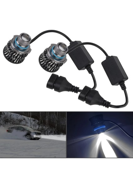 H11 Limon Yeşili Leepee H11 H Sis Ampulleri Süper Parlak Spot Far Arabaları Motosiklet LED Lazer Far Arabaları Uzun Far Kısa Far (Yurt Dışından) fırsatları